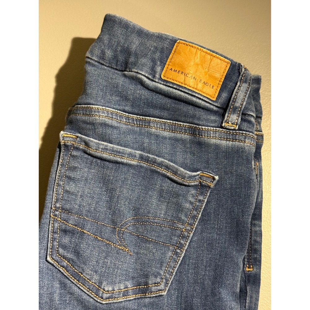 American Eagle Curvy Kick Boot Next Level Stretch Jeans Blue 0 Regular